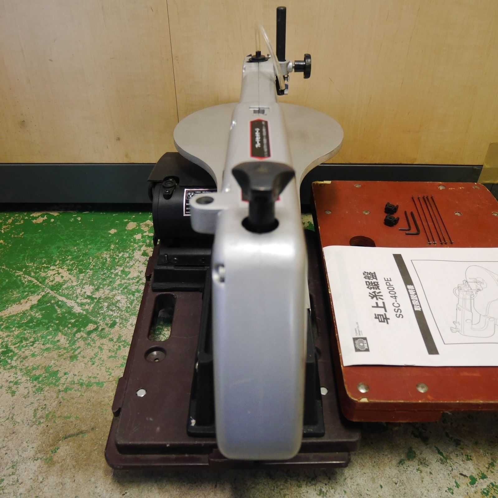  キレイ 替刃5本付き SK 11 藤原産業 400 mm 卓上 糸鋸盤 SSC PE 電動 工具 切断機 木工 細かい 曲線 切断 細工 糸ノコ 糸鋸盤 切断工具 切断機