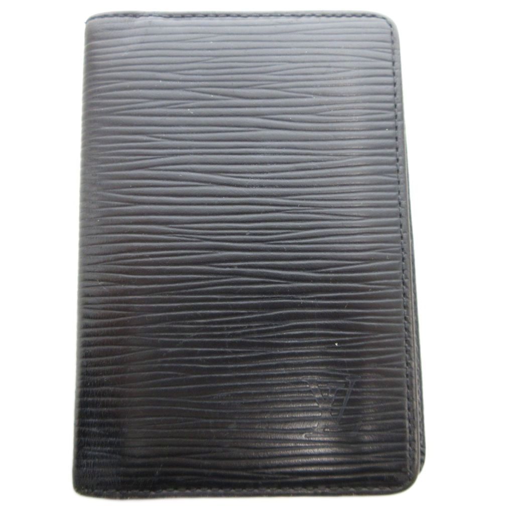 ルイヴィトン LOUIS VUITTON エピ オーガナイザー ドゥ ポッシュ カードケース 名刺入れ LVロゴ 黒 ブラック M 63582 FF
