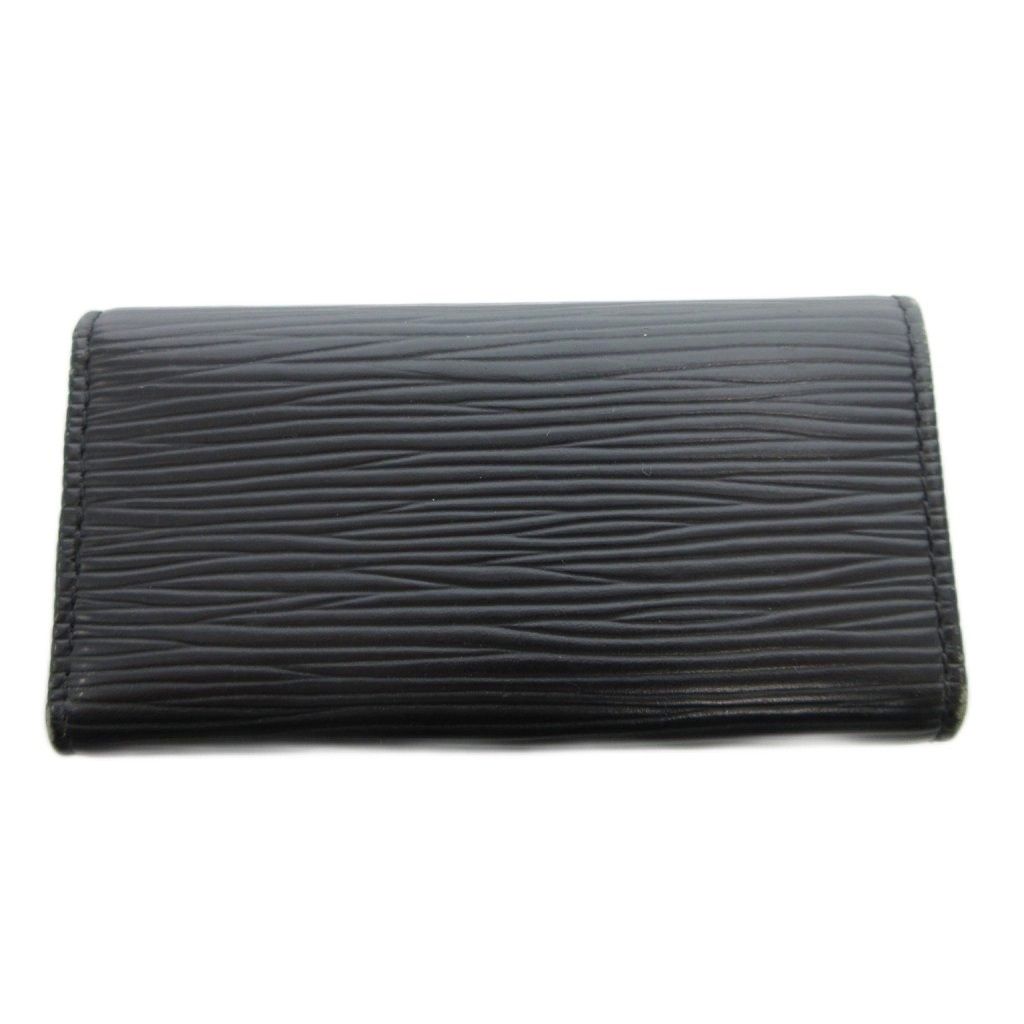 ルイヴィトン LOUIS VUITTON エピ ミュルティクレ キーケース LVロゴ 4連 黒 ブラック M 63822 FF