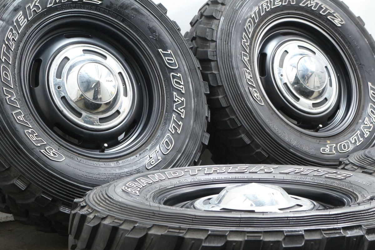 DEAN クロスカントリー 16 in 6 5 J 25 PCD 150 ダンロップ グラントレック MT 2 LT 235 85 R ランクル 70 後期 リフトアップサイズ
