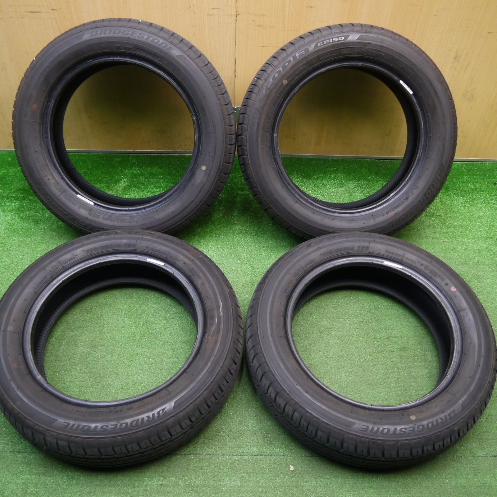 【超バリ溝タイヤ】155/65R14 エコピアEP150 ブリヂストン 4本 良品】155 65 R14 ブリヂストン エコピア EP150 夏タイヤ 4本
