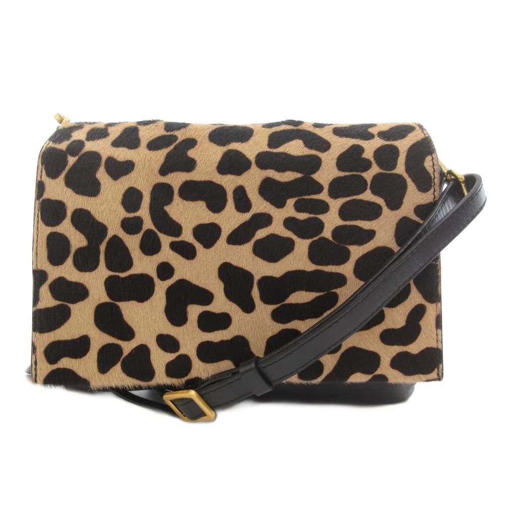 ジャンニキャリーニ GIANNI CHIARINI ショルダーバッグ ハラコ ヒョウ