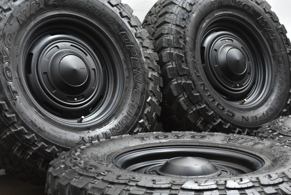 バリ溝 DEAN クロスカントリー 16 in 7 J 25 PCD 139 トーヨー オープンカントリー M T LT 255 85 R ランクル 70 前期 80 リフトアップ