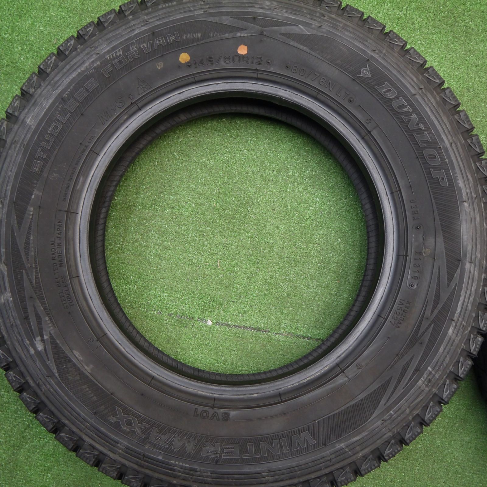  スタッドレス 145 80 R 12 78 N ダンロップ ウインターマックス SV 01 タイヤ 12インチ 軽トラック 軽バン 等 スタ 12インチ以下 スタッドレス