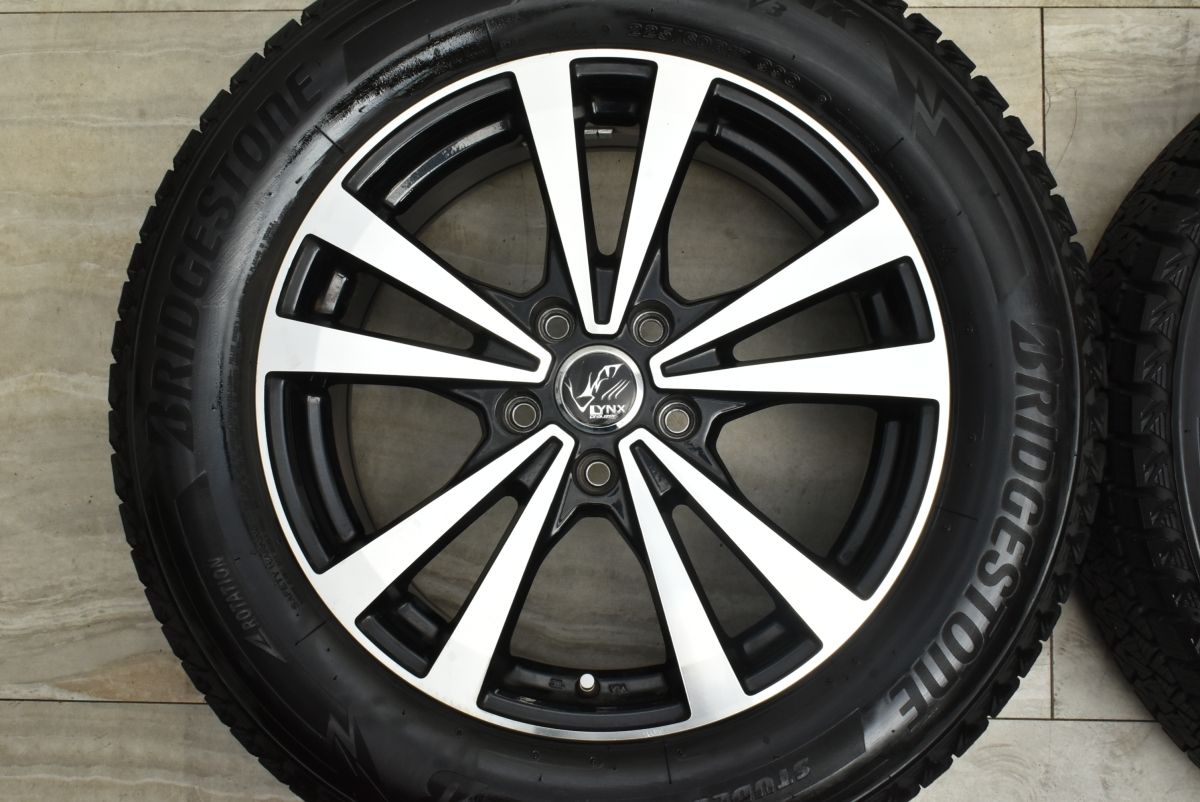 【2024年製 バリ溝】PRAUZER LYNX 17in 7J +48 PCD114.3 ブリヂストン ブリザック DM-V3 225/60R17 フォレスター クロストレック 即納可能