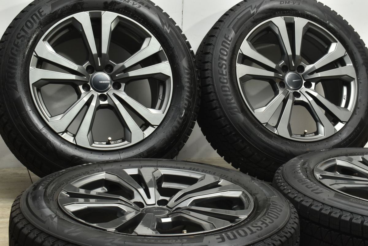 製 バリ溝 アドバンスライン 18 in 8 J 32 PCD 112 ブリヂストン ブリザック DM V 3 235 60 R ベンツ GLC X 253 クーペ SUV 可