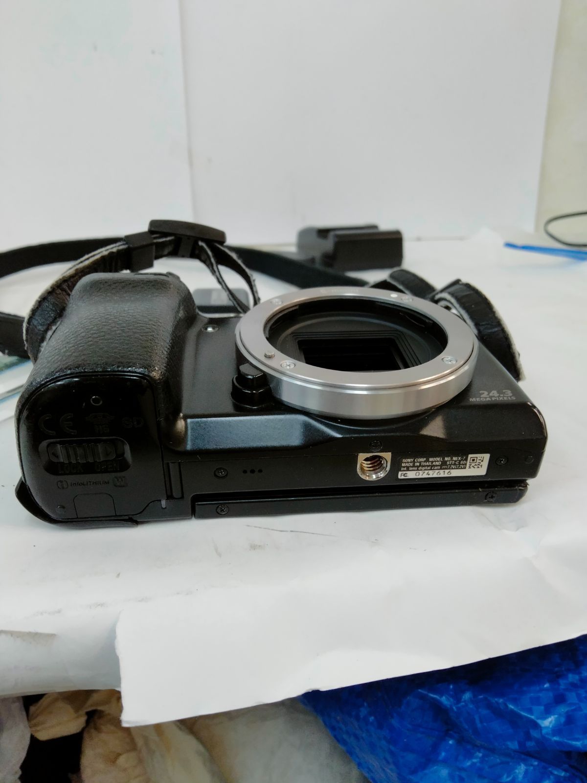 ジャンク SONY α nex-7 ミラーレス一眼レフカメラ ブラック 2430万画素