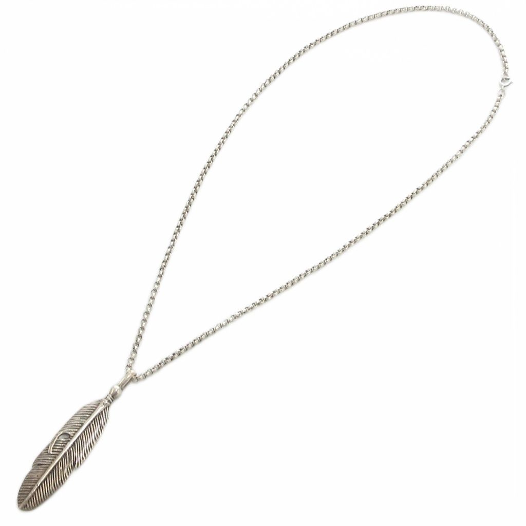 フェザー ネックレス シルバー製 ノーブランド アクセサリー imgrc0076670415.jpg