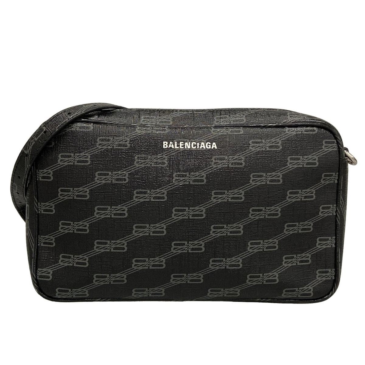 BALENCIAGA モノグラム ショルダーバッグ ブラック BALENCIAGA(バレンシアガ) ショルダーバッグ BB モノグラム