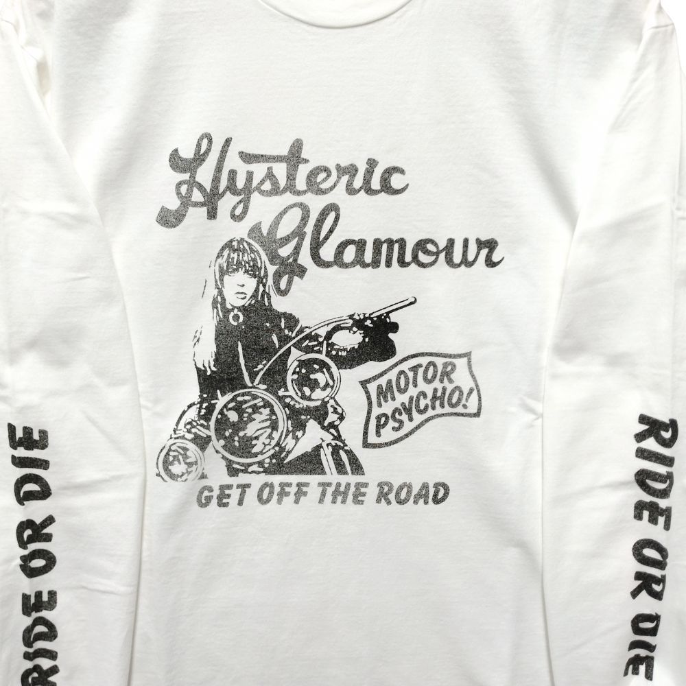 HYSTERIC GLAMOUR ヒステリックグラマー バイク ガールプリント ロング