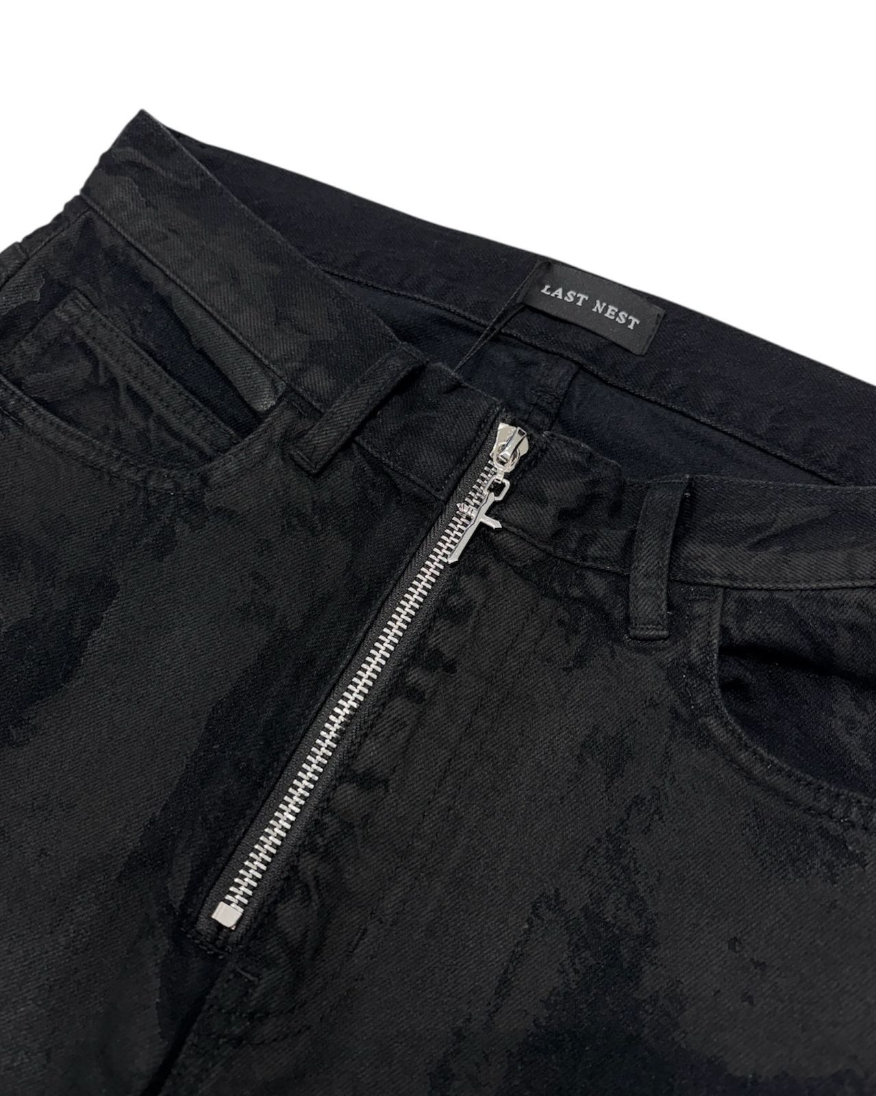 LAST NEST / coating denim flare pants 【公式通販】
