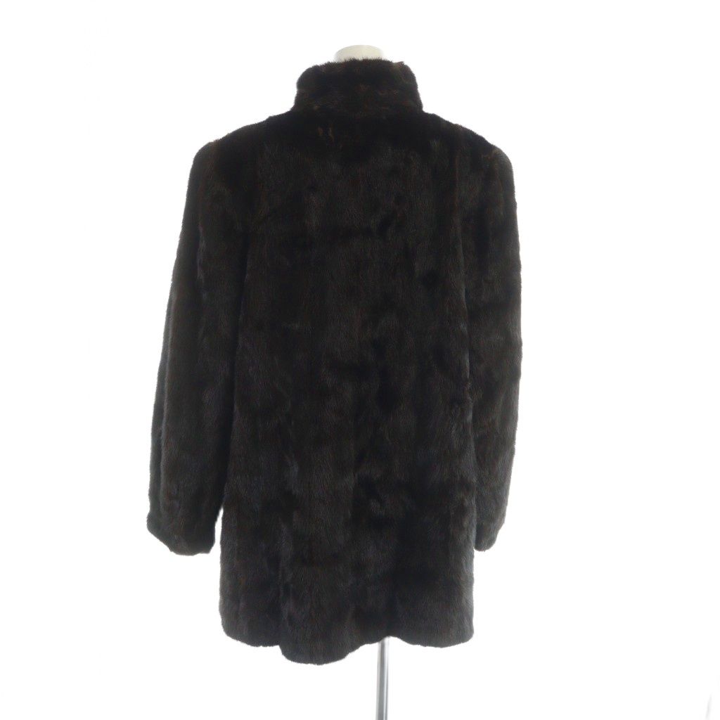 サガミンク SAGA MINK 銀サガ 毛皮コート ミンクファー ミドル 総裏地