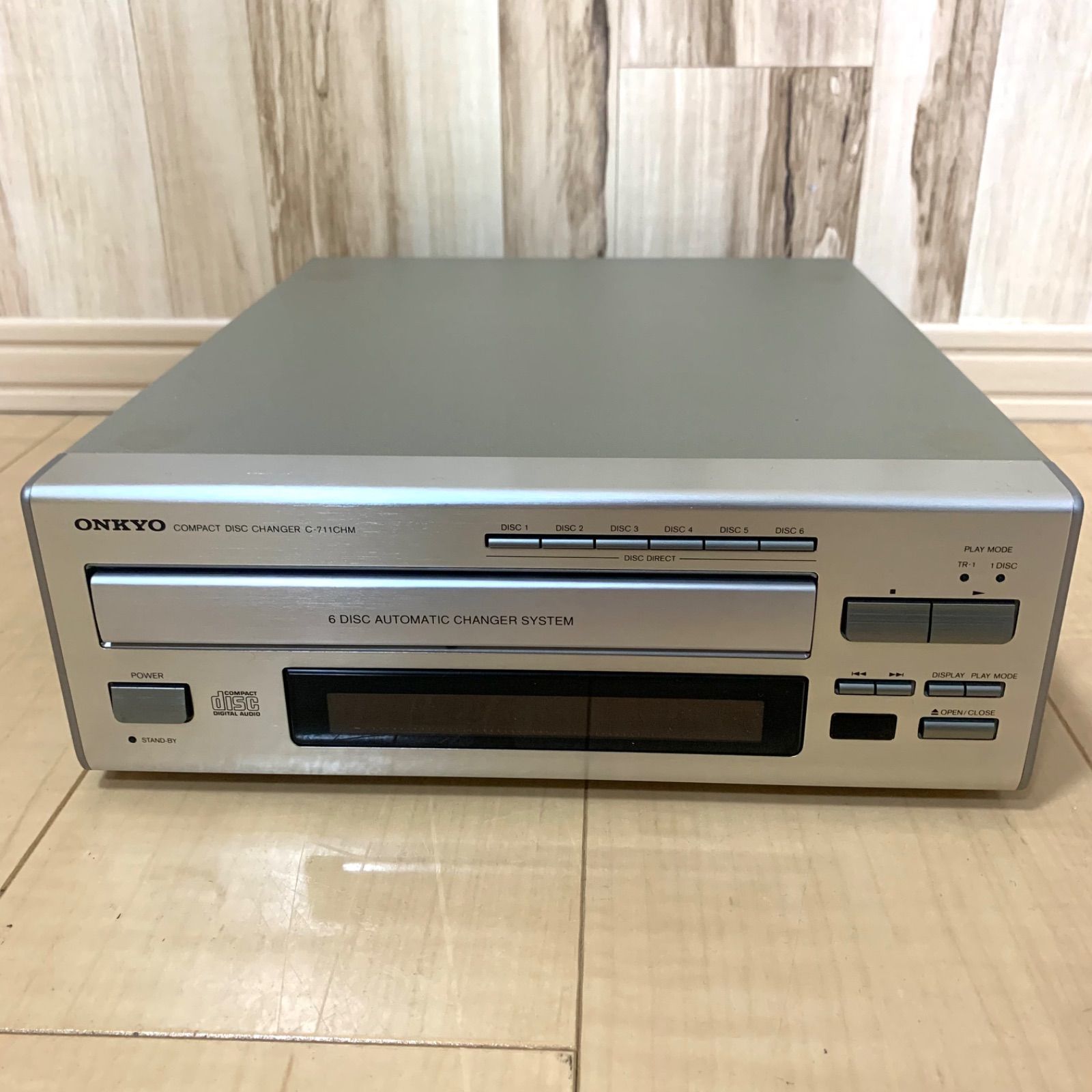 ONKYO C 711 CHM 6 Disc Changer System Compact Player 6ディスク チェンジャー オンキョー CDプレーヤー Japan