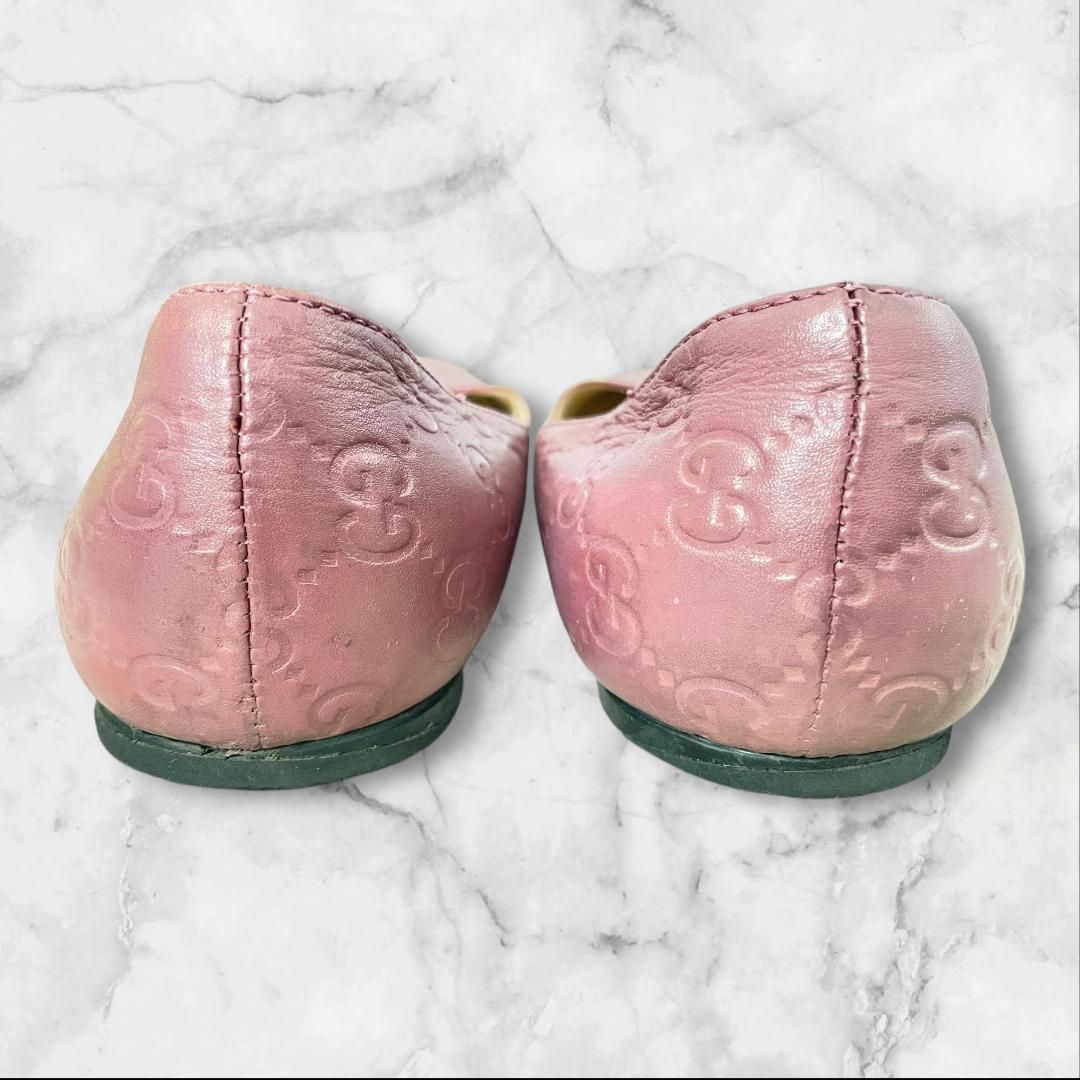 可愛いです GUCCI フラットシューズ バレエシューズ G G柄　35C 814413_AAEEN_2808_002_100_0000