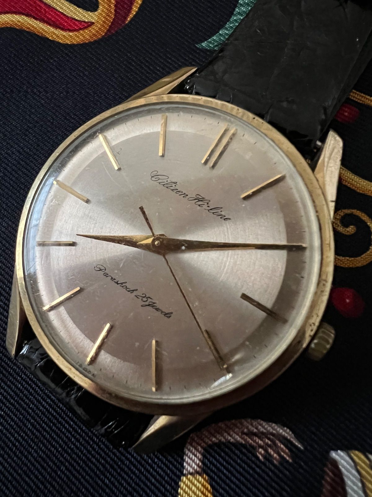 シチズン ハイライン 手巻き アンティーク時計 稼働品