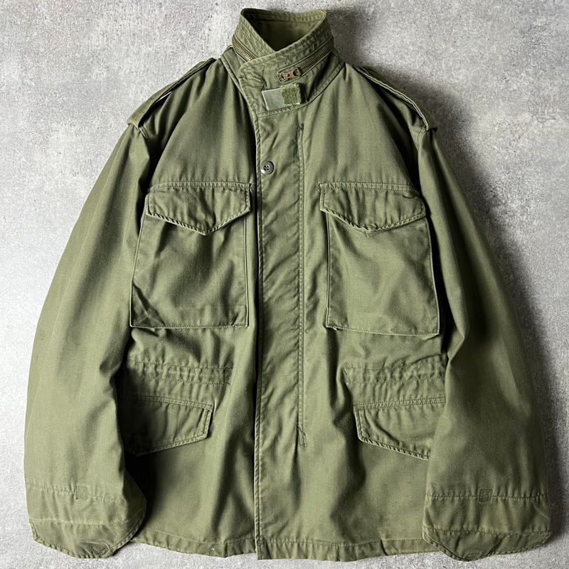 80s 81年製 US ARMY 米軍実物 M-65 フィールド ジャケット XS-S 3rd