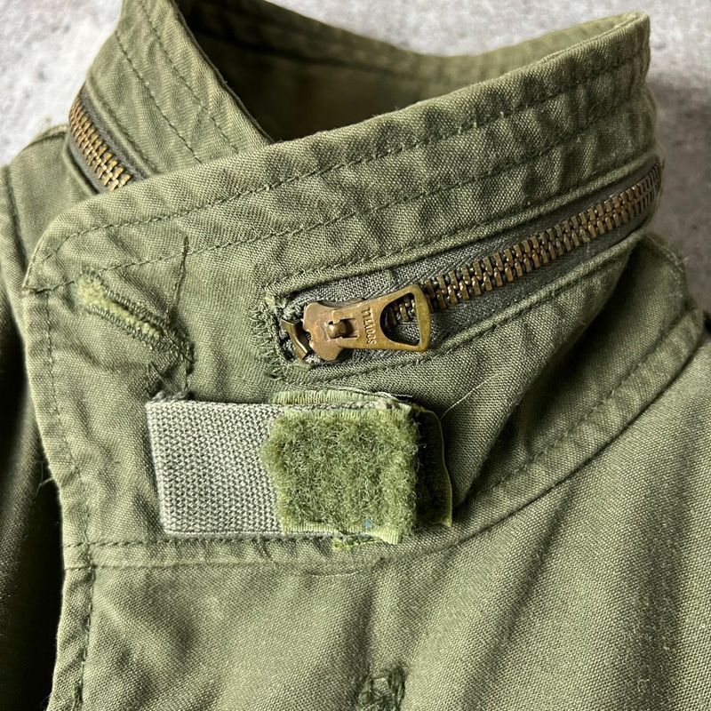 80s 81年製 US ARMY 米軍実物 M-65 フィールド ジャケット XS-S 3rd