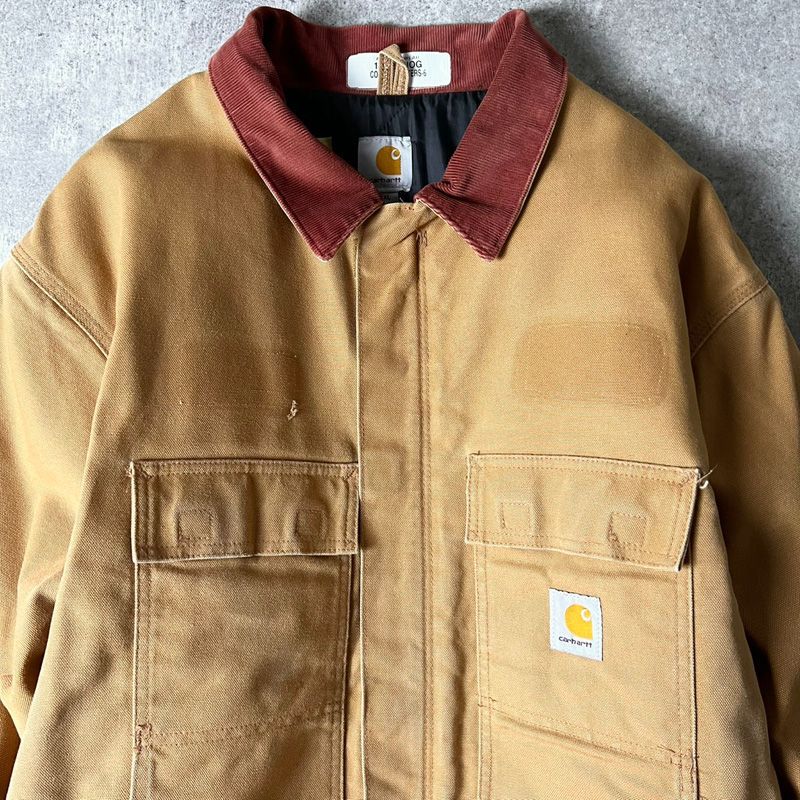 00s Carhartt 中綿 キルティング ライナー ダック トラディショナル