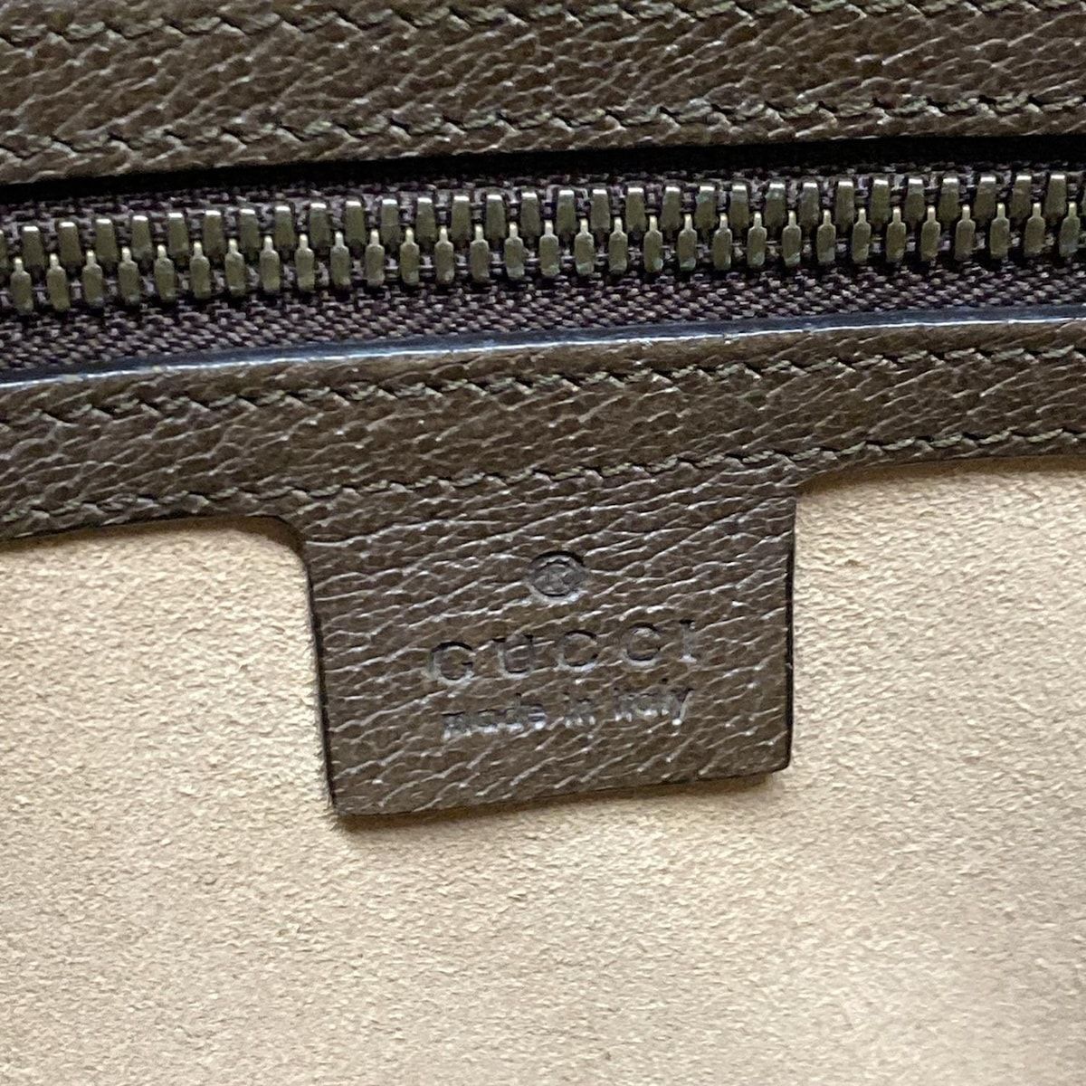  GUCCI グッチ クラッチバッグ オフィディア 523359 ベージュ×エボニー レザー クラッチバッグ バッグ