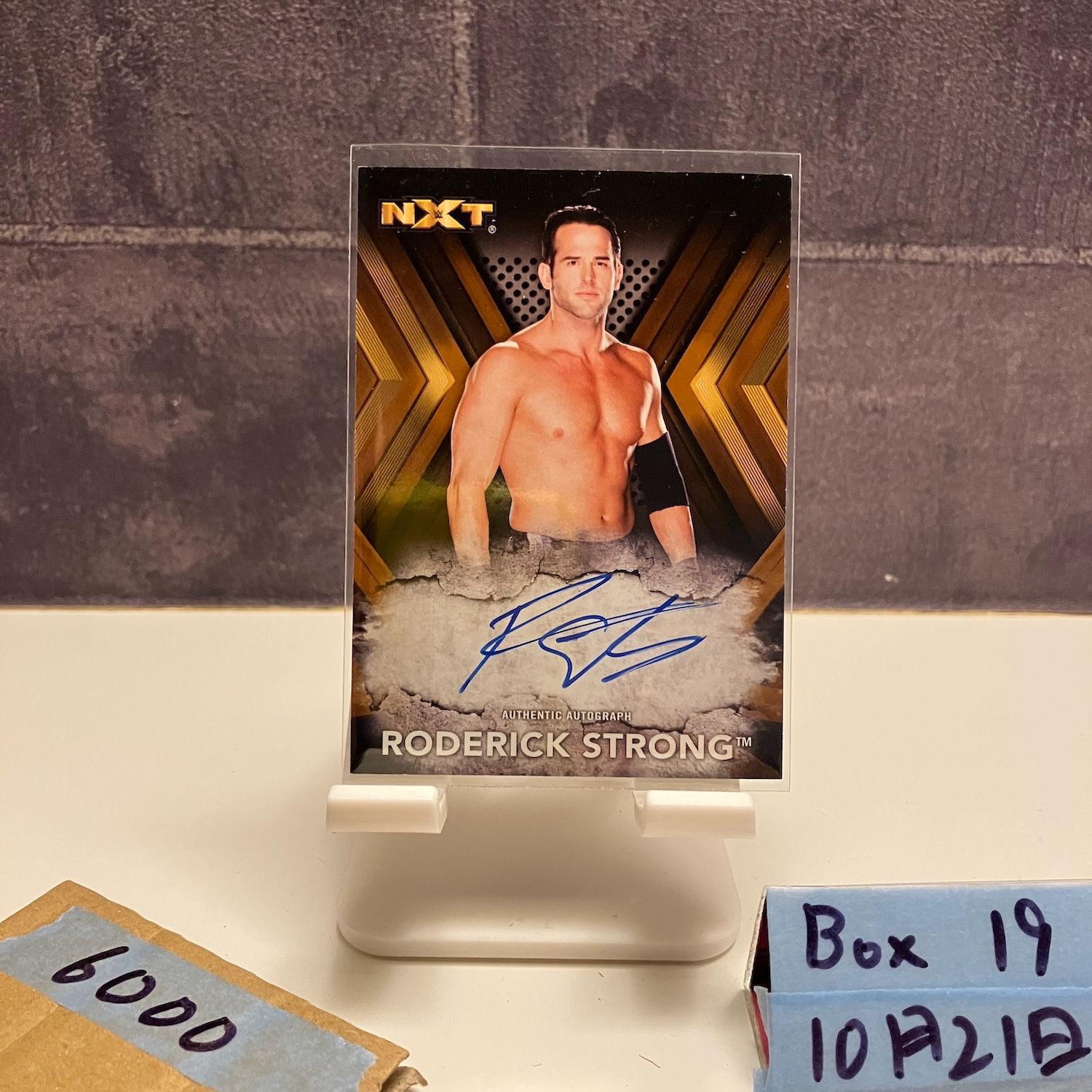 2017 Topps NXT Roderick Strong 89/99 直筆サインカード WWE カード