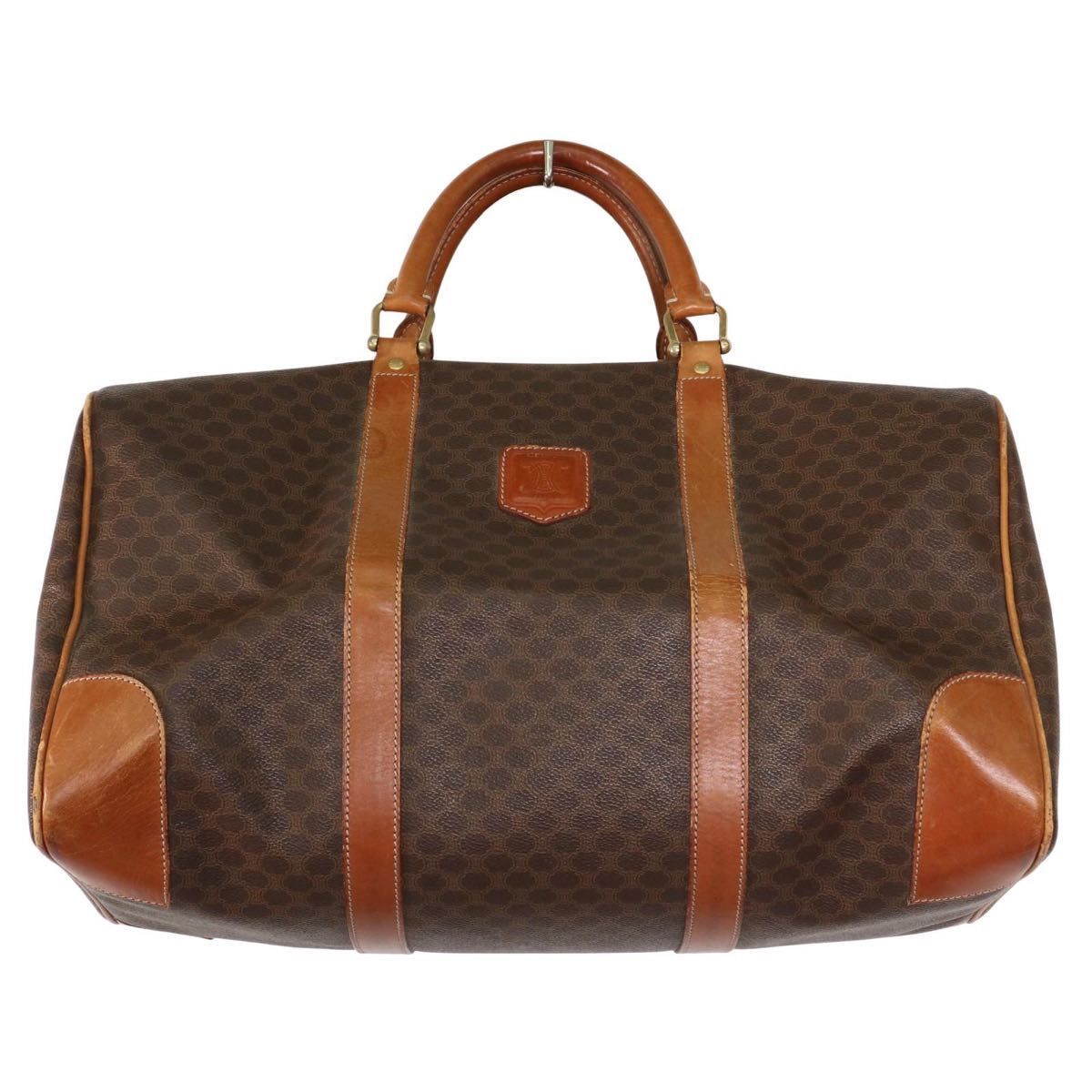 CELINE セリーヌ マカダム柄 ボストンバッグ 旅行用 トラベルバッグ