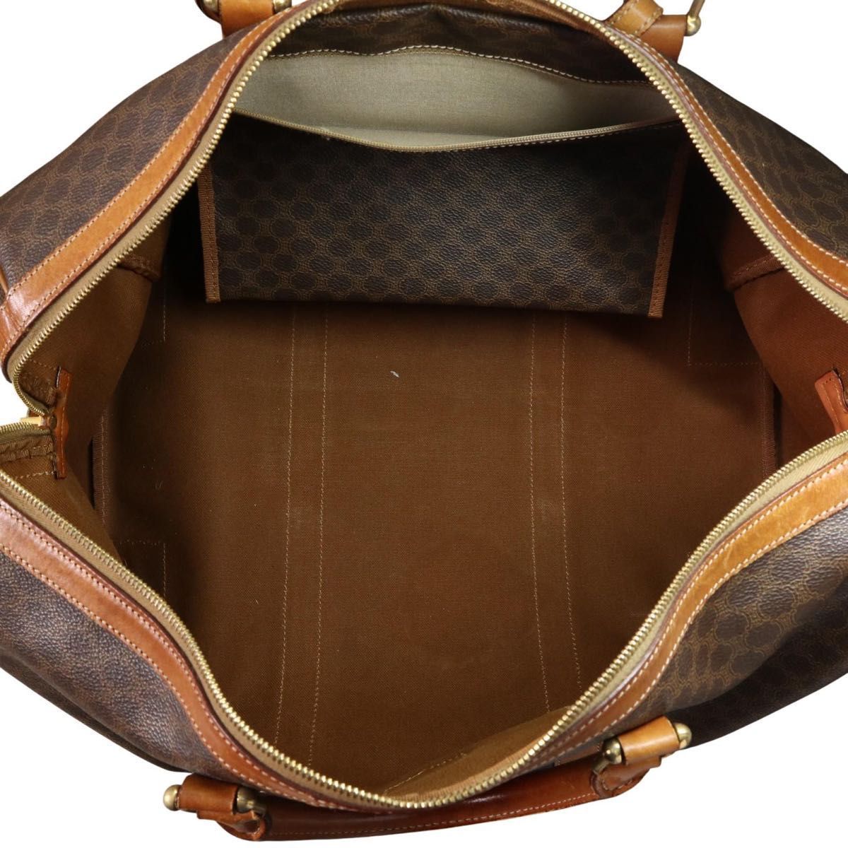 CELINE セリーヌ マカダム柄 ボストンバッグ 旅行用 トラベルバッグ