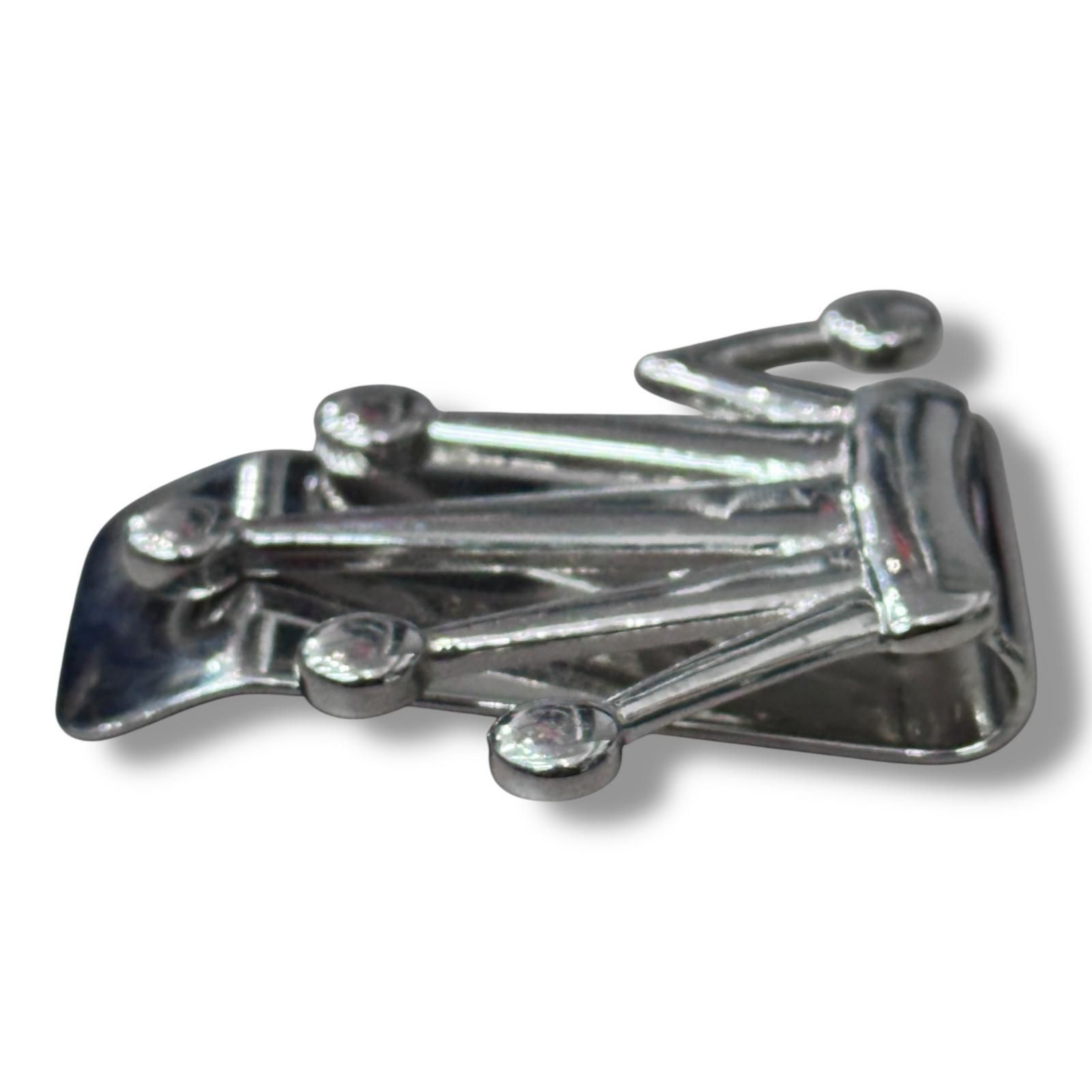 Stussy シルバー マネークリップ 中古・古着通販】stussy (ステューシー) マネークリップ シルバー