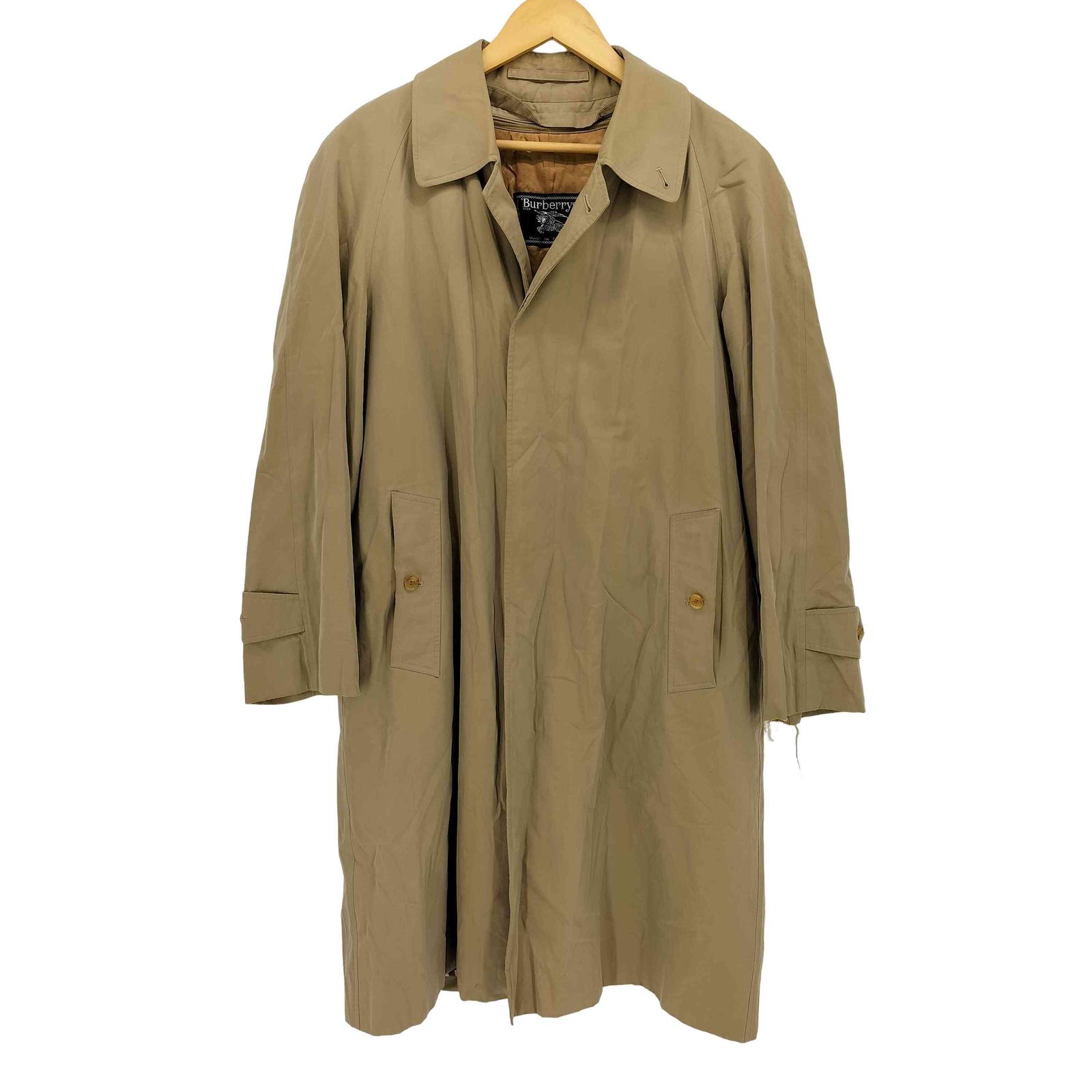 バーバリーズ BURBERRYS 英国製 OLD 裏地ノバチェック ライナー付き ステン コート メンズ 表記無