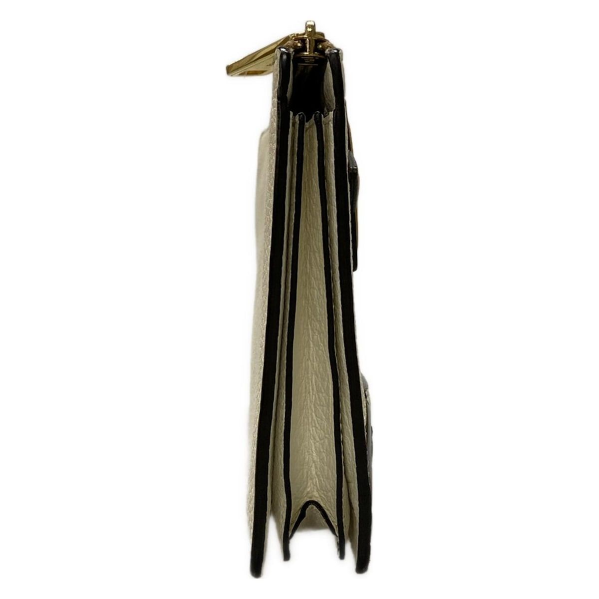 FENDI フェンディ クラッチバッグ - 7 VA 350 アイボリー×ダークブラウン×マルチ FILAコラボ レザー