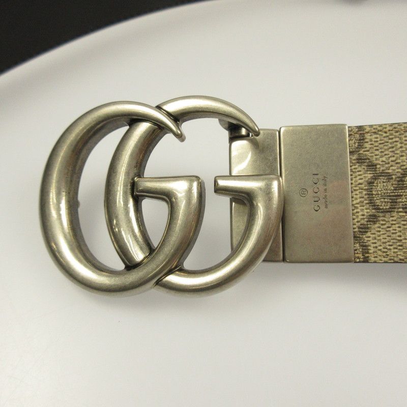 現行　美品　グッチ　ダブルG　リバーシブルベルト　90　627055 現行 美品 グッチ ダブルG リバーシブルベルト 90 627055 GUCCI(グッチ