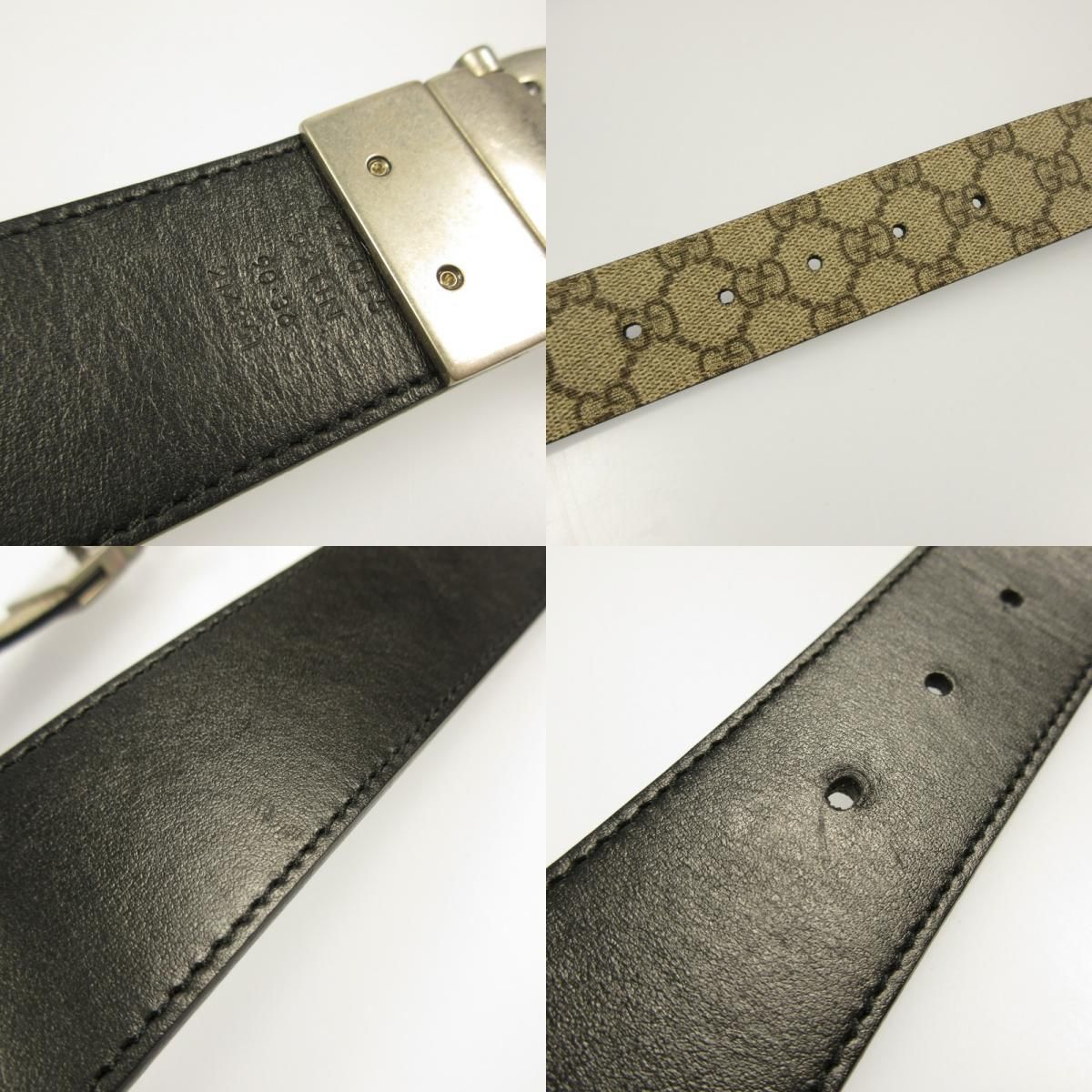 姫路東店】 中古 GUCCI | グッチ ベルト ダブルGリバーシブルベルト