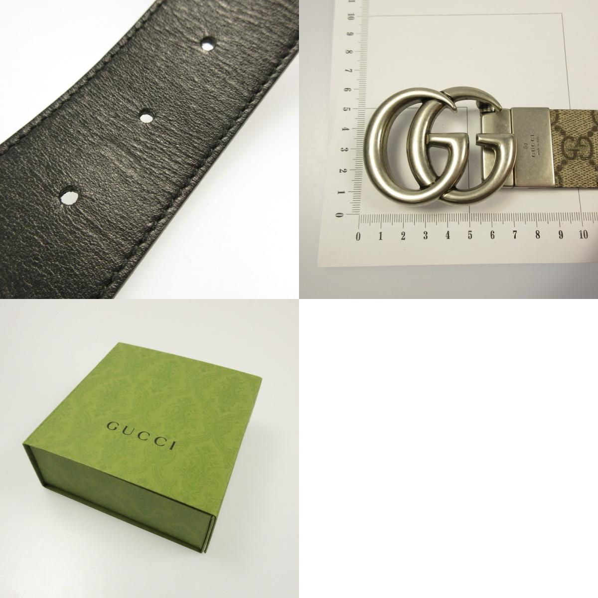 姫路東店】 中古 GUCCI | グッチ ベルト ダブルGリバーシブルベルト