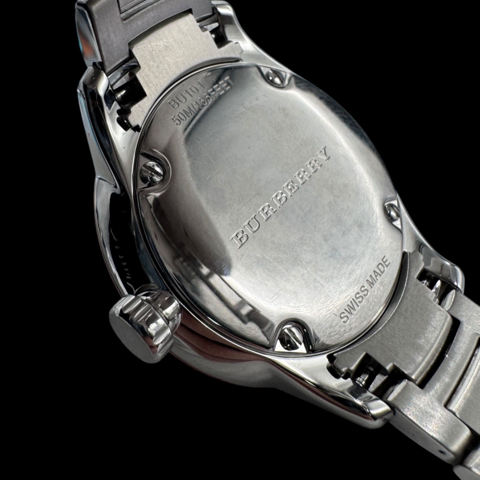 稼働 美品 BURBERRY バーバリー BU10117 レディース腕時計 文字盤