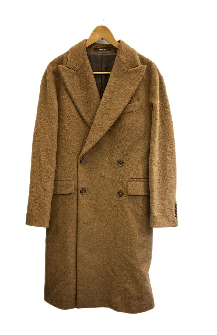 タリアトーレ ANSON アンソン ダブルブレストコート 茶 46 コート ブラウン 101 MT-5483