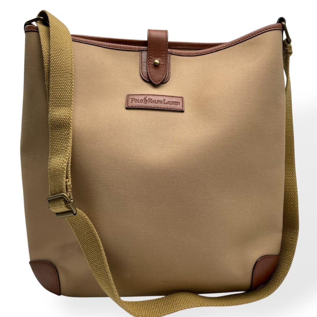 極美品 POLO RALPH LAUREN サファリ ショルダーバッグ - メルカリ