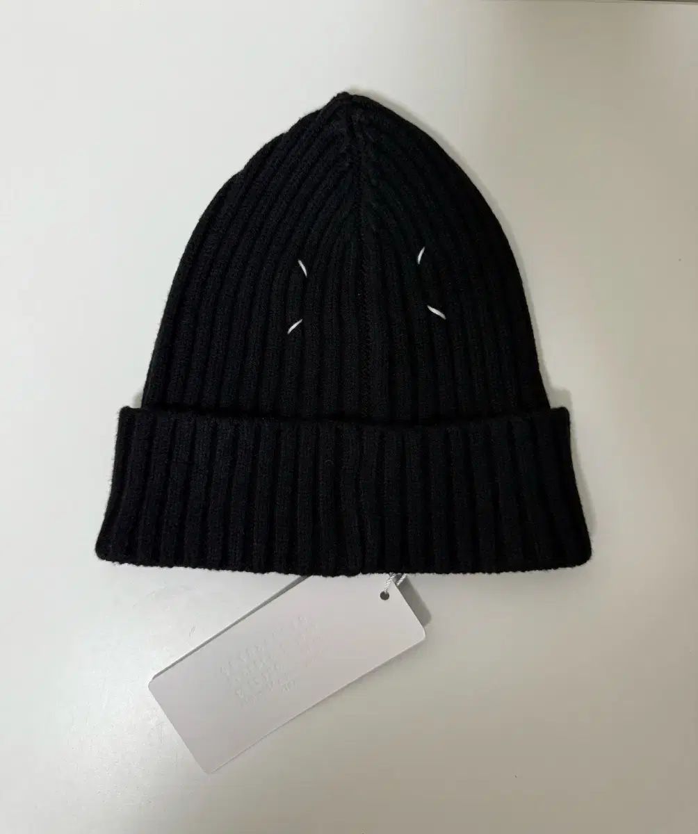 メゾンマルジェラ ブラック 麻 ビーニー L - メルカリ