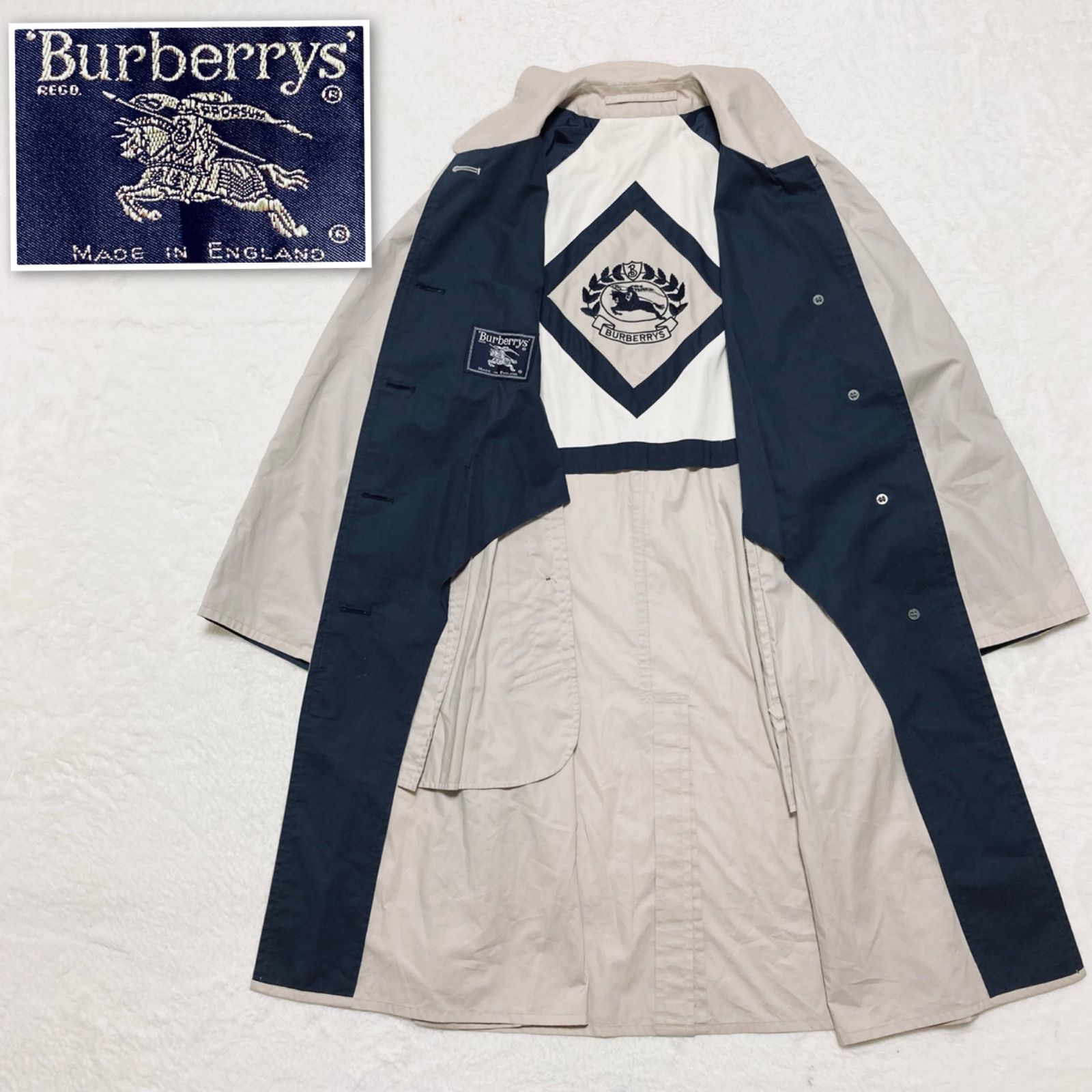 Burberrys バーバリー ステンカラーコート ロングコート スプリング