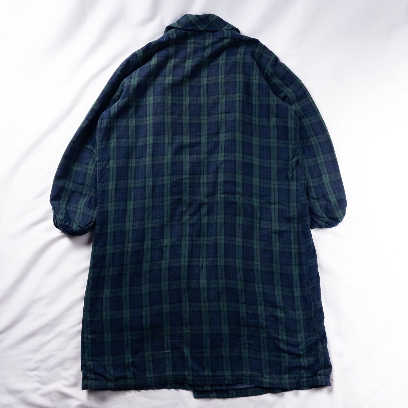 US Vintage L.L.Bean コットン タータンチェック ブラックウォッチ 裏 