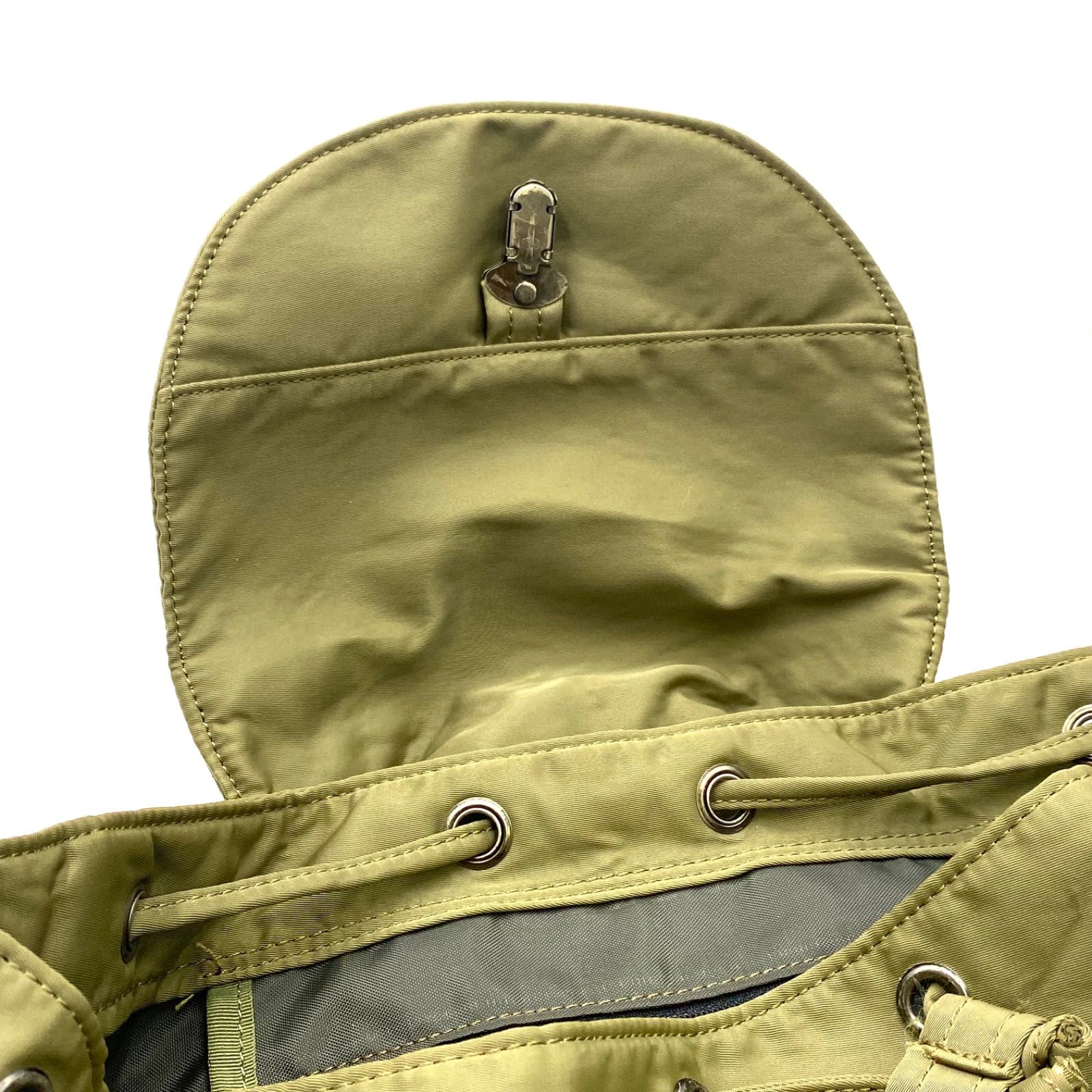 希少 ジャンポールゴルチエ リュック バックパック ロゴバックル ベージュ系 Jean Paul GAURTIER ジャンポールゴルチェ ゴルチエ バックパック