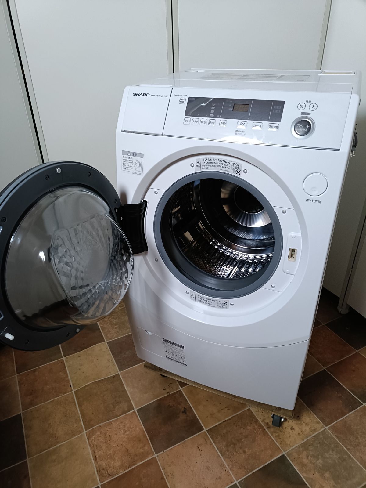 シャープ SHARP ドラム式洗濯機 ES H 10 F WL 左開き 22年製 6 kg