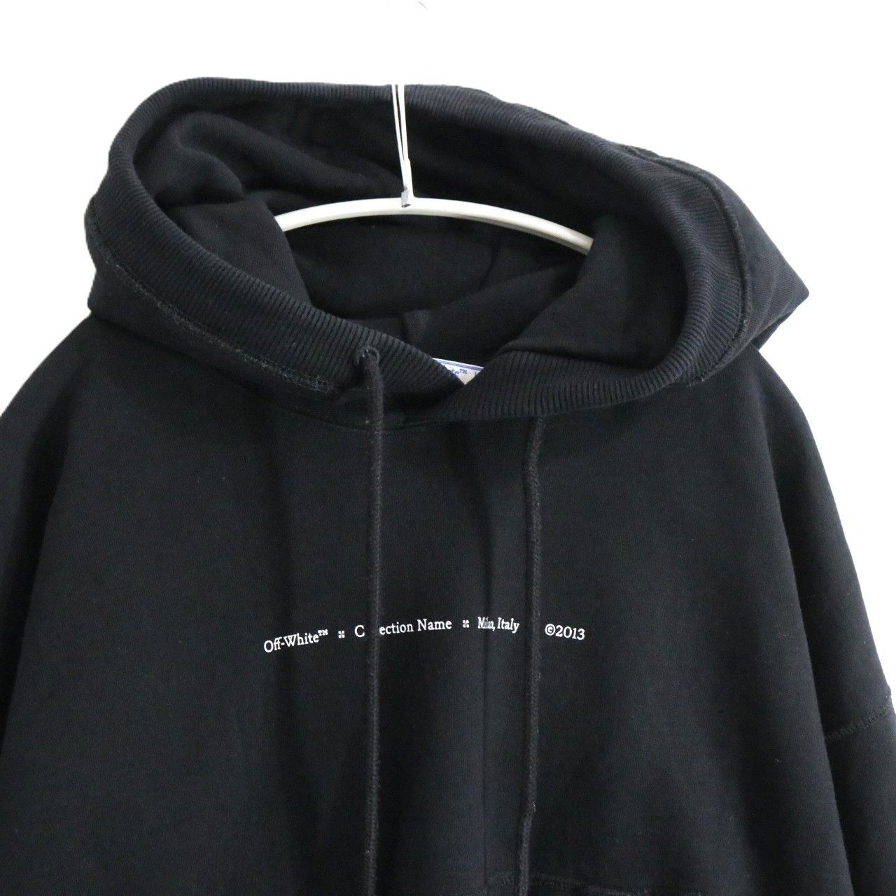 中古A】OFF-WHITE オフホワイト M メンズ パーカー 21AW TORNADO ARROW 