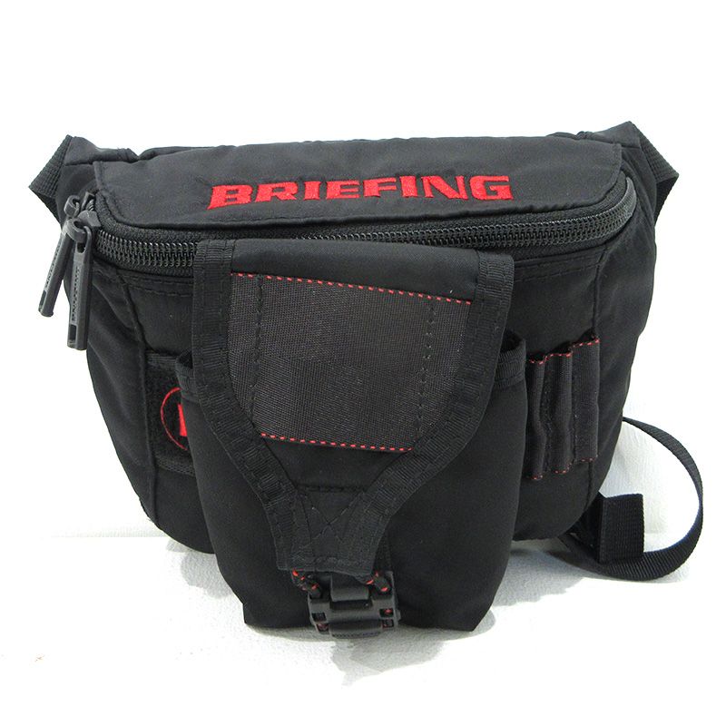 ブリーフィング ウエストバッグ GOLF CS SERIES BRG 2 ブラック 121
