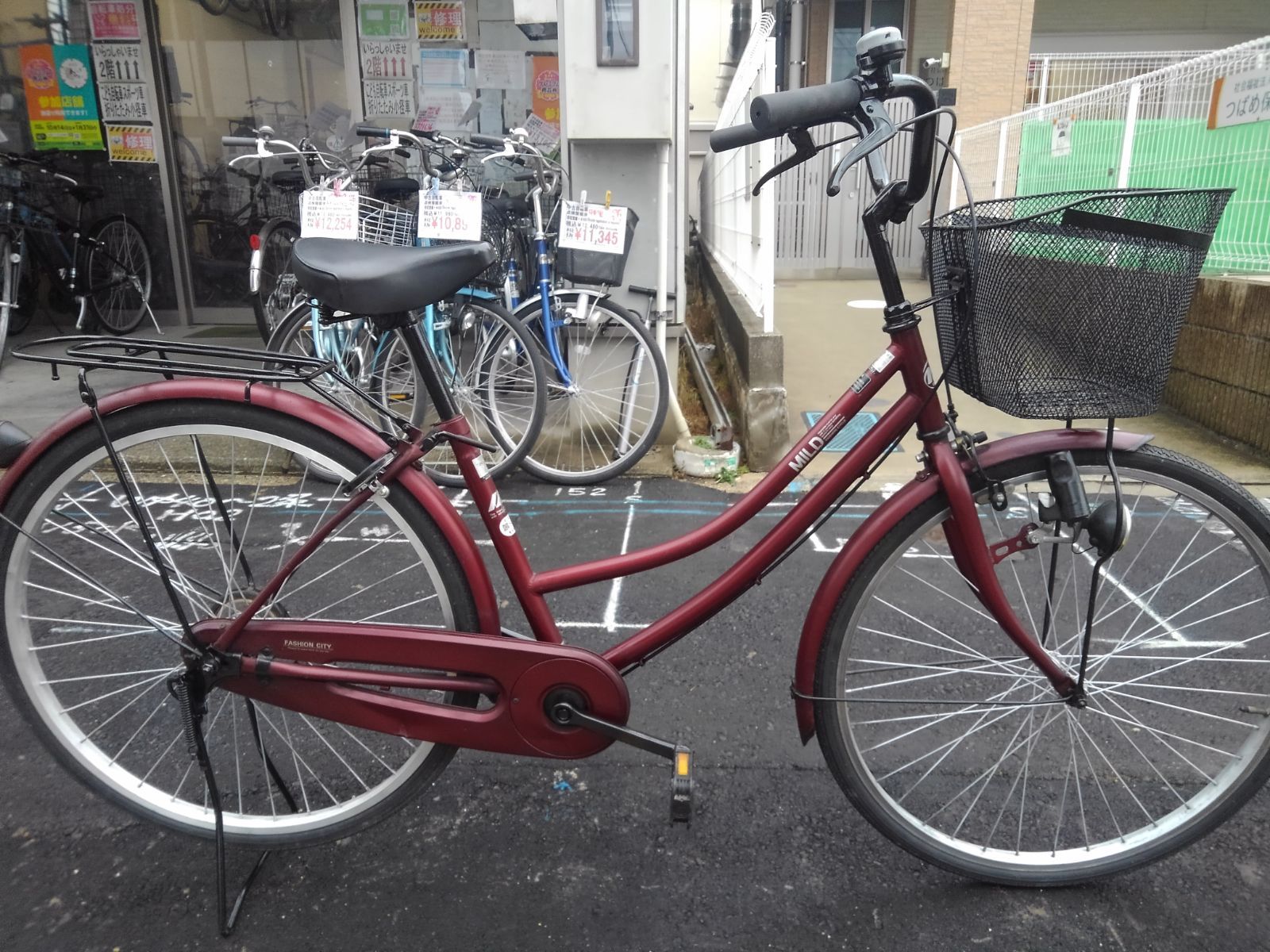 名古屋市昭和区 自転車３８９１ ２６インチ ギヤなし ダイナモライト