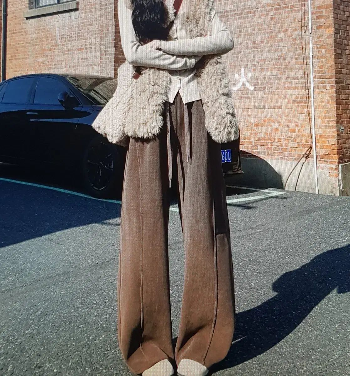  海外配送 コーデュロイ ワイド パンツ ジョガーパンツ スウェットパンツ パンツ