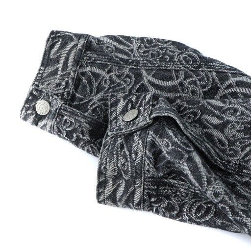 シュプリーム SUPREME 22AW Script Jacquard Denim Trucker Jacket