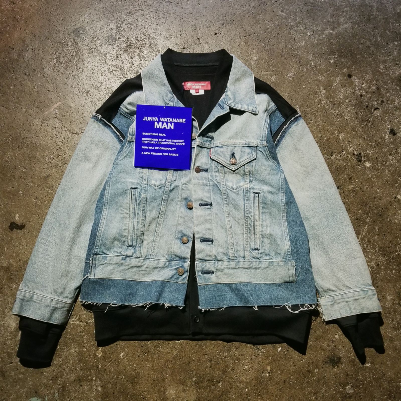 JUNYA WATANABE MAN 25ss × LEVI'S 綿デニム製品加工カスタマイズ綿