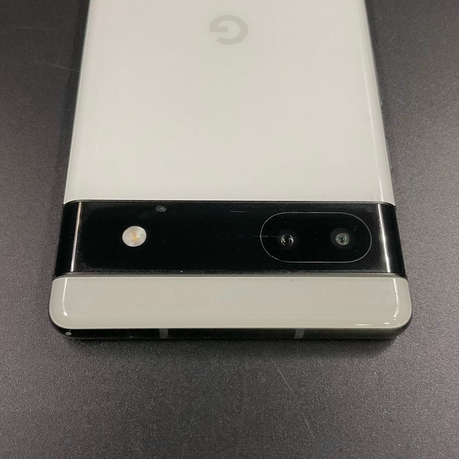 Google Pixel 6a 128GB Chalk au GB17L 白ロム【難有】【最速発送