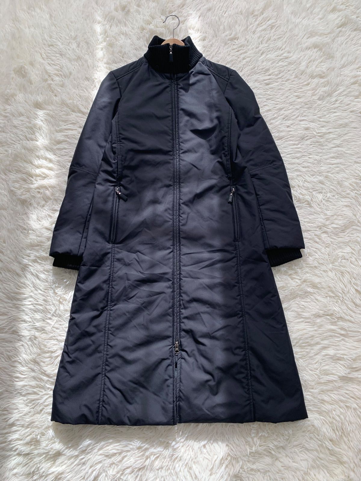 DAMA collection ダウンコート ブラック ロング丈 サイズM - メルカリ