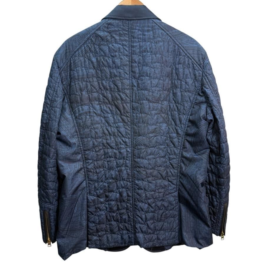 サイズ【L】エトロ ETRO 中綿 テーラードジャケット ペイズリー柄
