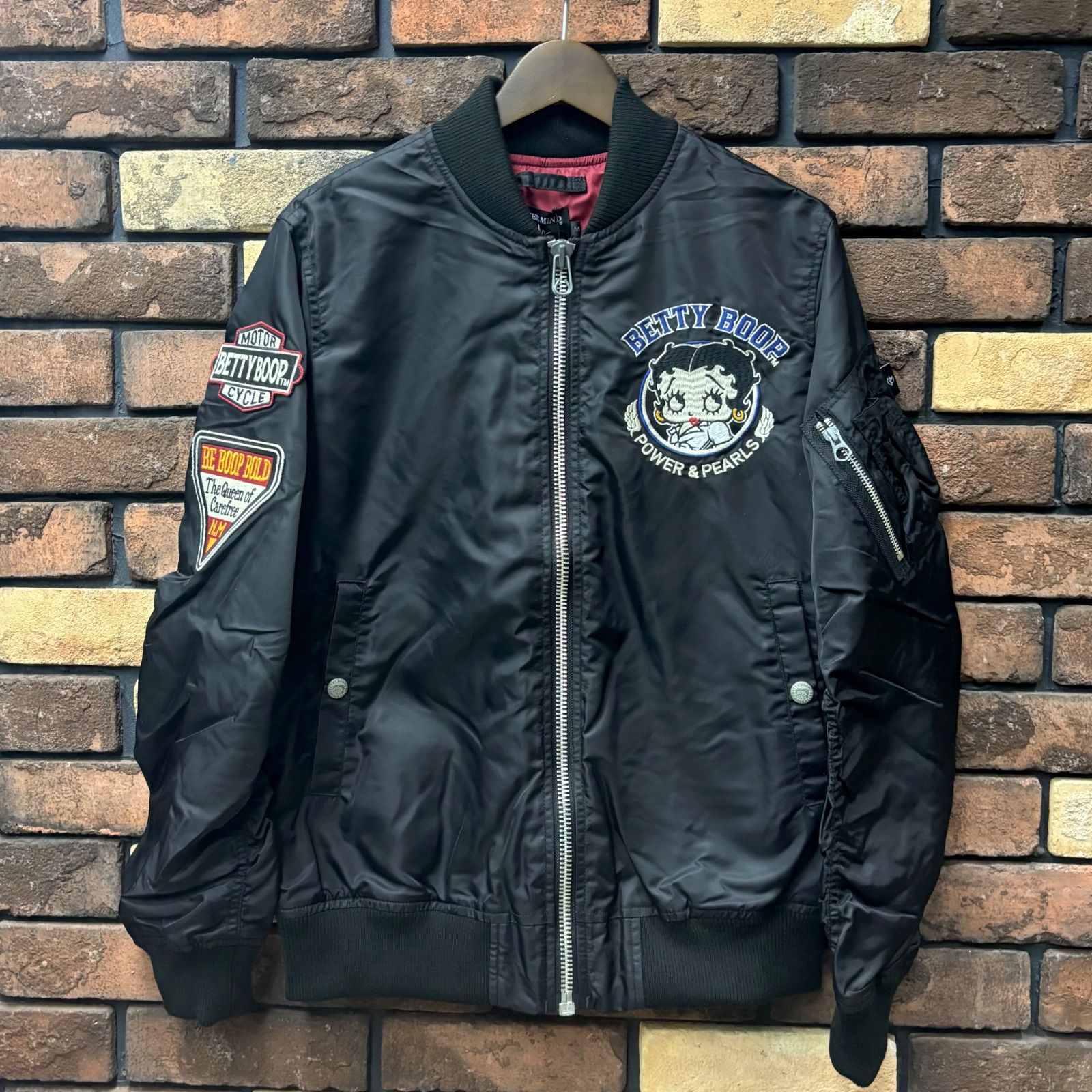 BETTY BOOP/ベティブープ 】MA-1フライトジャケット ワッペン 刺繍